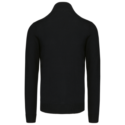 Men's zip neck jumper